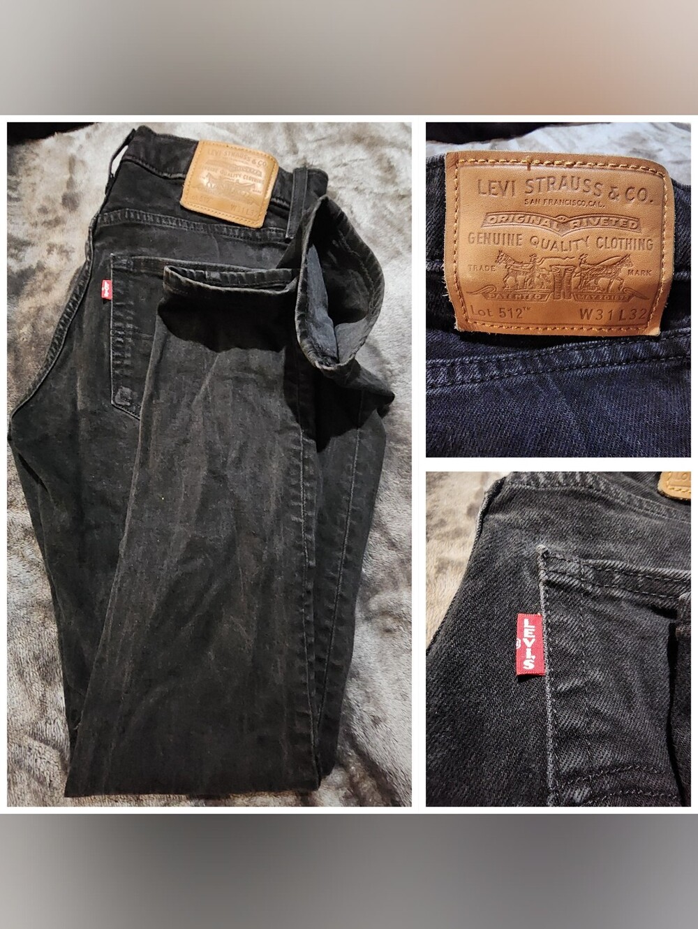 512 Rare BigE Levis Jeans Genuine And Original.